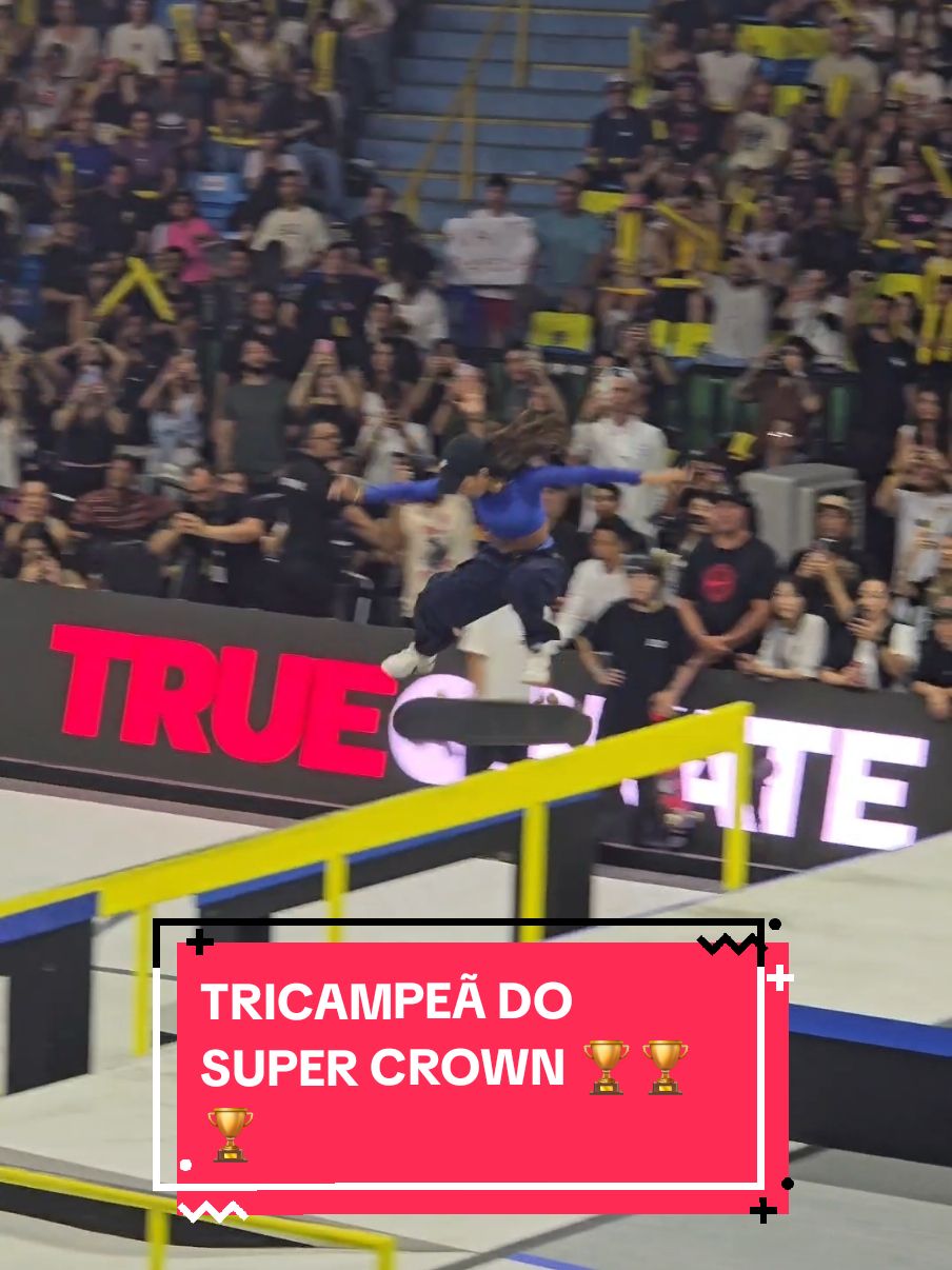 ELA É O MOMENTO!!!!! TRICAMPEÃ DO SUPER CROWN 2024! A PRIMEIRA TRICAMPEÃ DA HISTÓRIA DO SKATE FEMININO! A MAIOR QUE NÓS TEMOS!!!!! A RAINHA DO SKATEEEEEE!!!! RAYSSA LEAL É O NOME DELA!!!! PS.: assista até o final e veja o descontrole da adm 🫠🫠 #rayssalealsk8 #rayssaleal #sls #skatestreet #skate #rayssaleal #rayssalealsk8 #dibradoras #tiktokesportes 