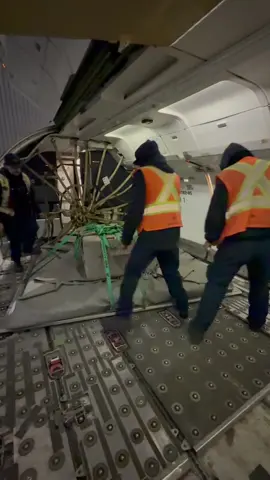 Can you guess what we're doing? 🪨✈️ #RockInPlane #Combi #Boeing737200 #Rampie #RampLife #NightOps #Nolinor #NolinorAviation #Aviation #GoldStandard #RealAirline #B737200 #FYP #Trending