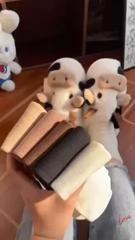 Set 10 Đôi Tất Vớ Cotton Lót Lông Nỉ Giữ Nhiệt Cao Cổ Siêu Ấm Cho Nữ Đủ Màu Cute 2025 phong cách HÀN QUỐC Women