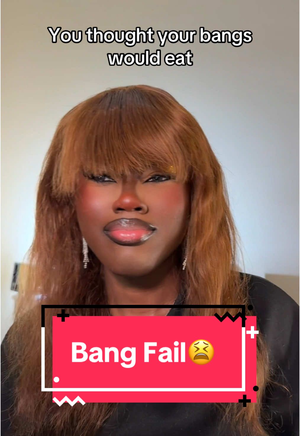 I have absolutely nothing to say😭😭😭 #wiginstall #wigtutorial #bangs #bangsonwigs #fail #wigfail 