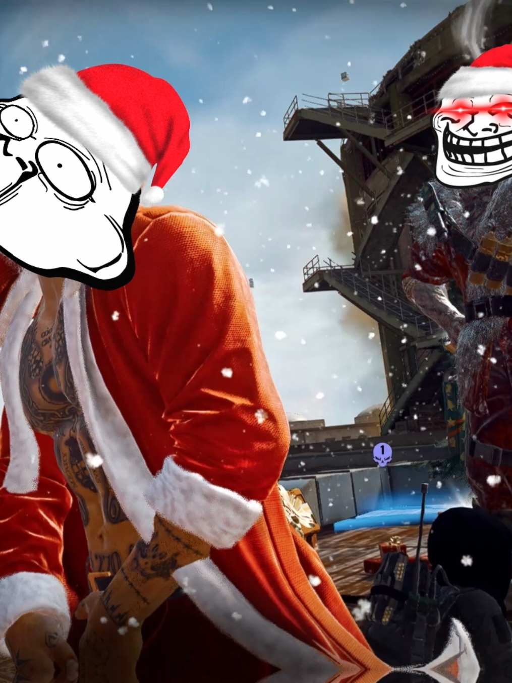 She thought he was the real Santa Claus😂🌲 | CAMOS IN BIO #codwarzone #viral_video #warzone4 #viral #warzoneclips #GamingOnTikTok #callofduty #callofdutyclips #yyanqui #viralllllll #fyp #warzone #bo6 #blackops6 #wz #rebirthisland #trend #warzoneviral #streamer #movement 