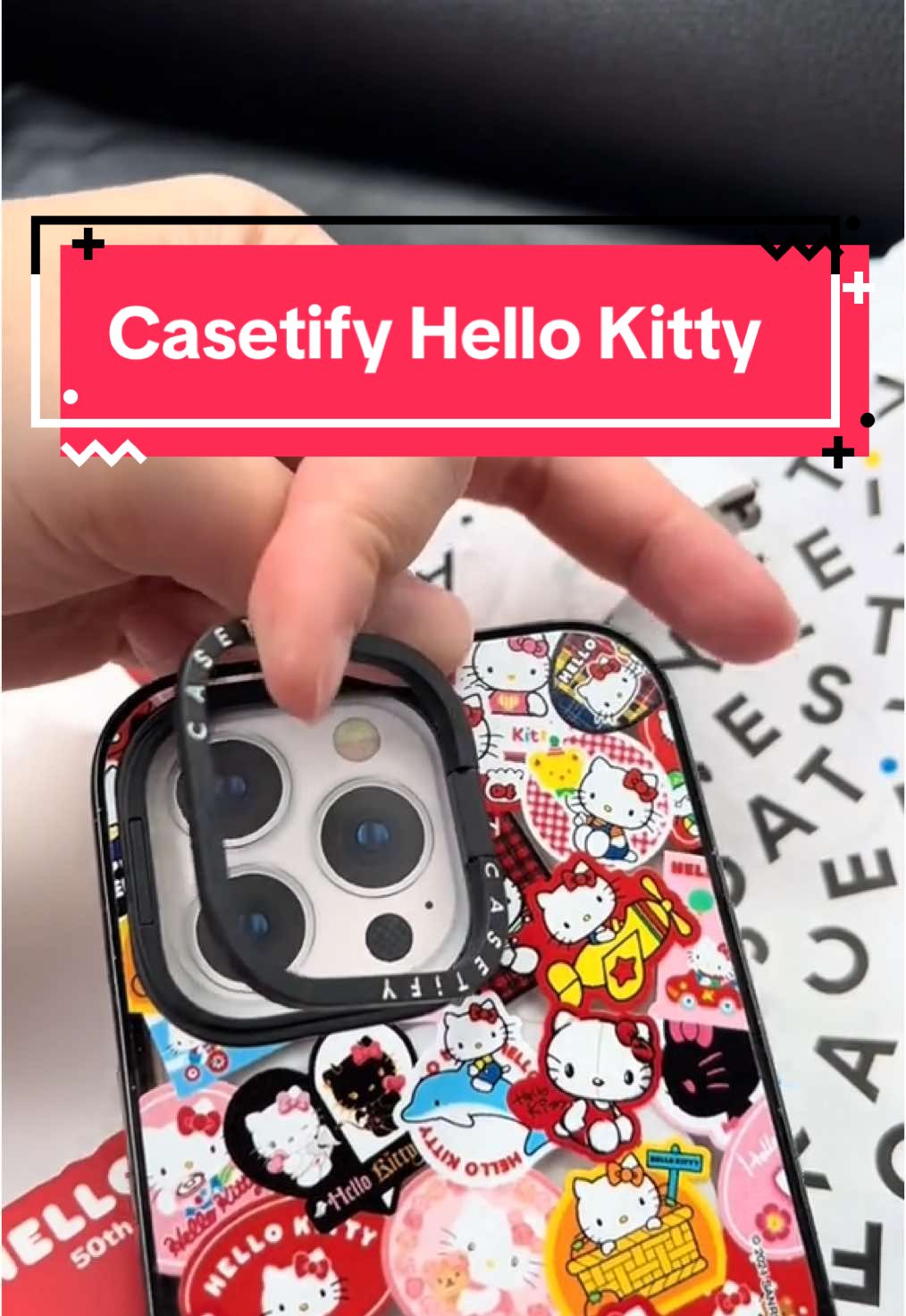 รีวิวเคส🎀 Hello kitty 50th Anniversary จาก casetify กันค่า #casetify #casetifyhellokitty #hellokitty #hellokittycase @CASETiFY 