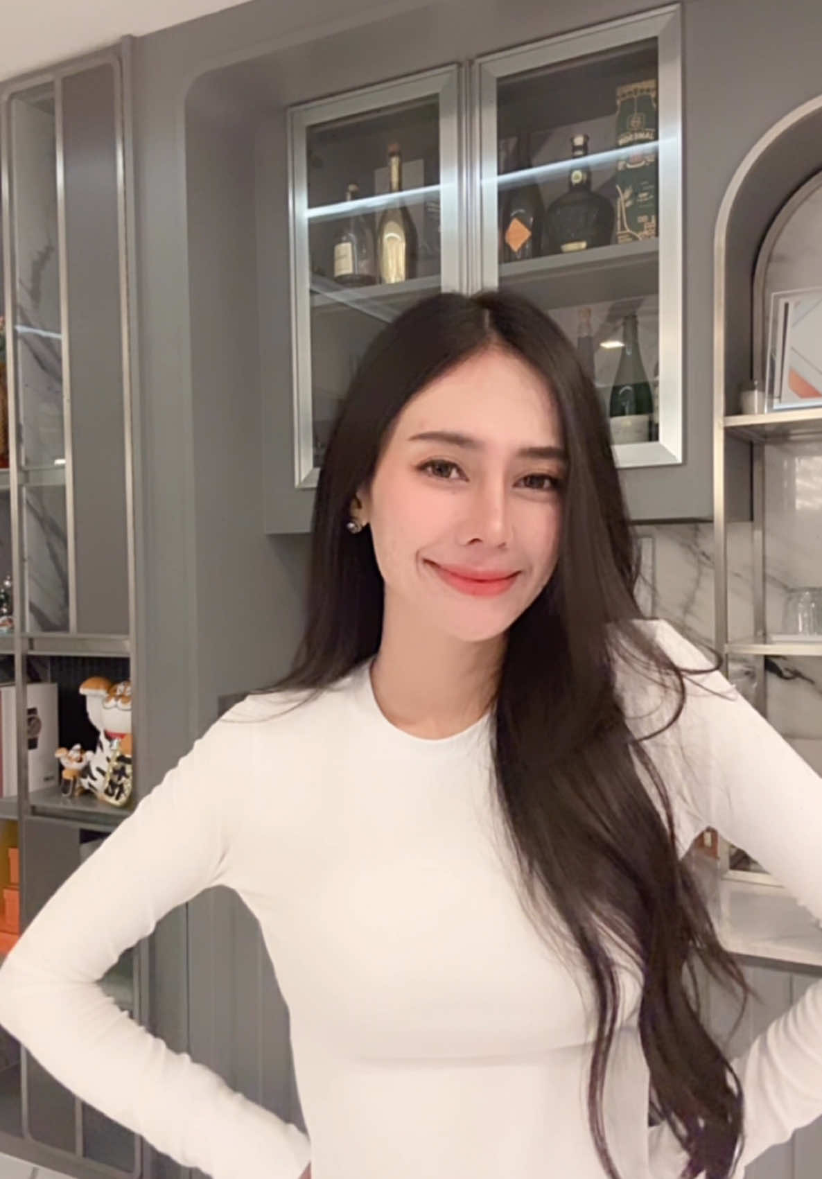 ใส่เคาท์ดาวน์นี้🎉 ผ้าดีมากกกกไปตาม🤍 #เสื้อแขนยาว 