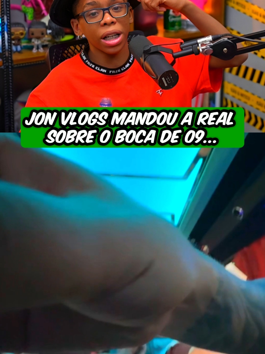 Jon mandou a real sobre o boca de 09 💥 #jonvlogs #bdj #clips #resenha #bocade09 