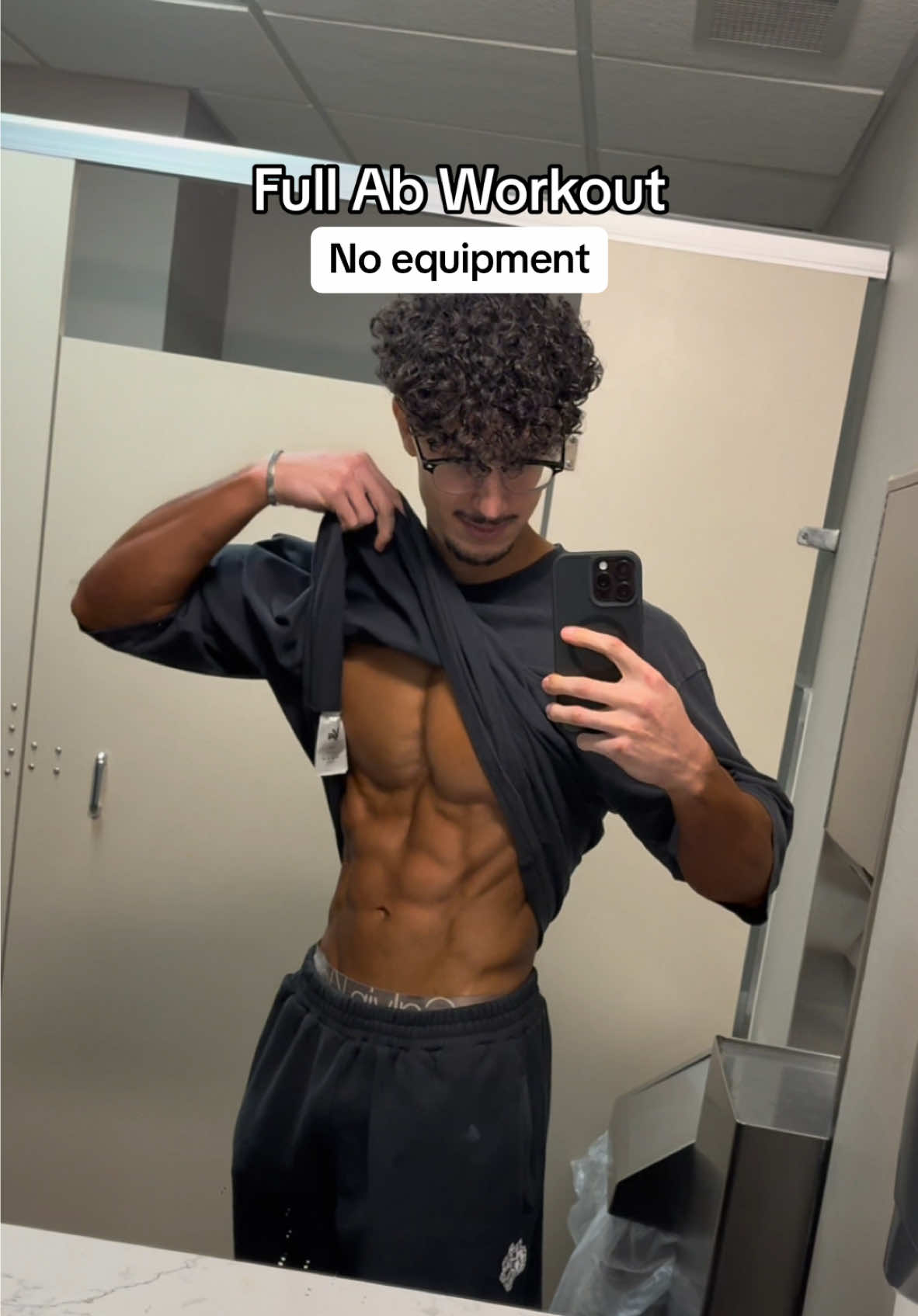 Full Ab Workout (No Equipment) 🦾 Join my Fitness Academy with the link in my bio 🏆 Follow me for more fitness tips & workouts :) #foryou #foryoupage #gymtips #GymTok #workout #abworkout #abs 