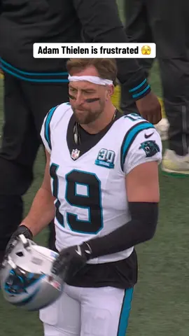 That could have got Xavier Legette 😅 #nfltiktok #NFL #carolinapanthers #adamthielen #helmet #fail