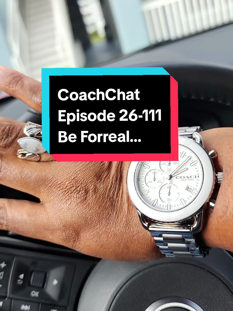 CoachChat... sharable actionable relatable advice from CoachValj  Episode 26-111  