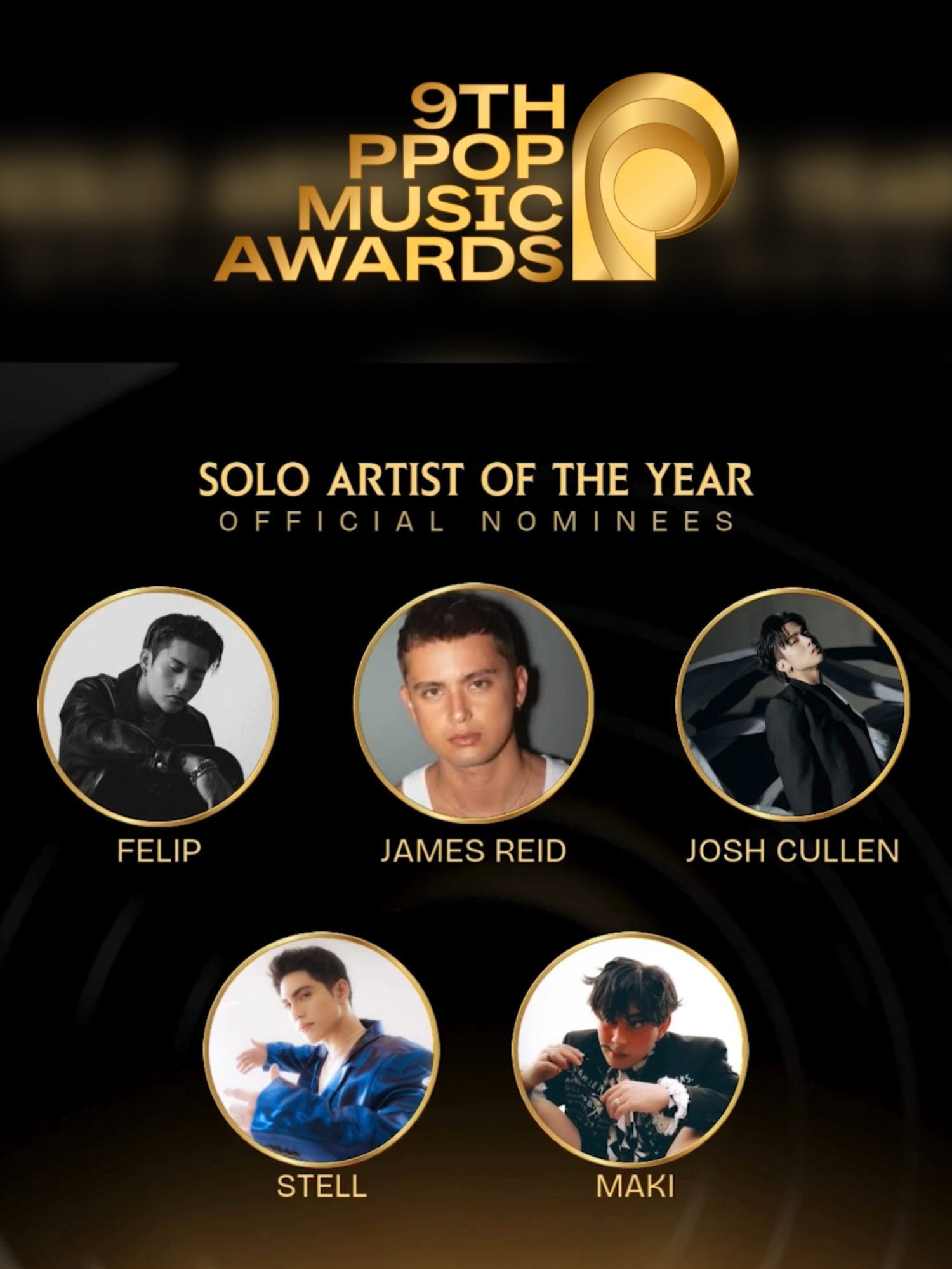 PPMA Nomination🏆𝟵𝗧𝗛 𝗣𝗣𝗢𝗣 𝗠𝗨𝗦𝗜𝗖 𝗔𝗪𝗔𝗥𝗗𝗦 𝑶𝒇𝒇𝒊𝒄𝒊𝒂𝒍 𝑵𝒐𝒎𝒊𝒏𝒆𝒆𝒔 🔸Solo Artist Awards Night: 🗓️December 28, 2024  I Saturday 📍New Frontier Theater #PPopMusicAwards2024 #9thPPOPMusicAwards  📹 Excerpt from FB Live