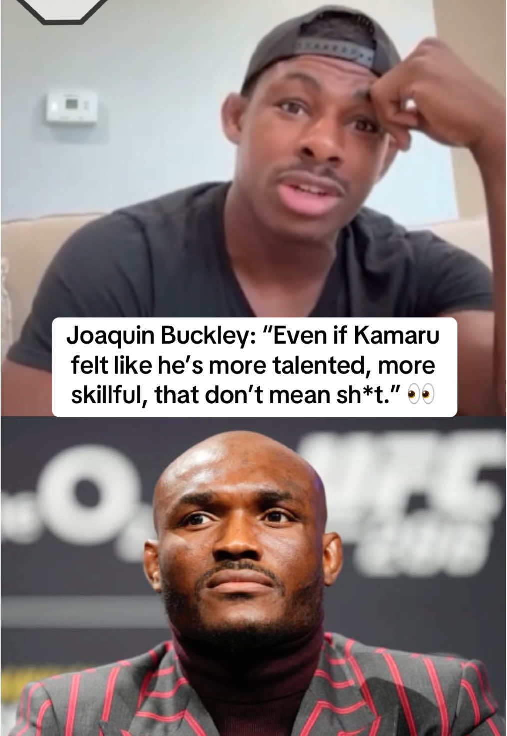 #JoaquinBuckley doesnt believe #KamaruUsman has the same hunger as him at this stage in his career. 👀