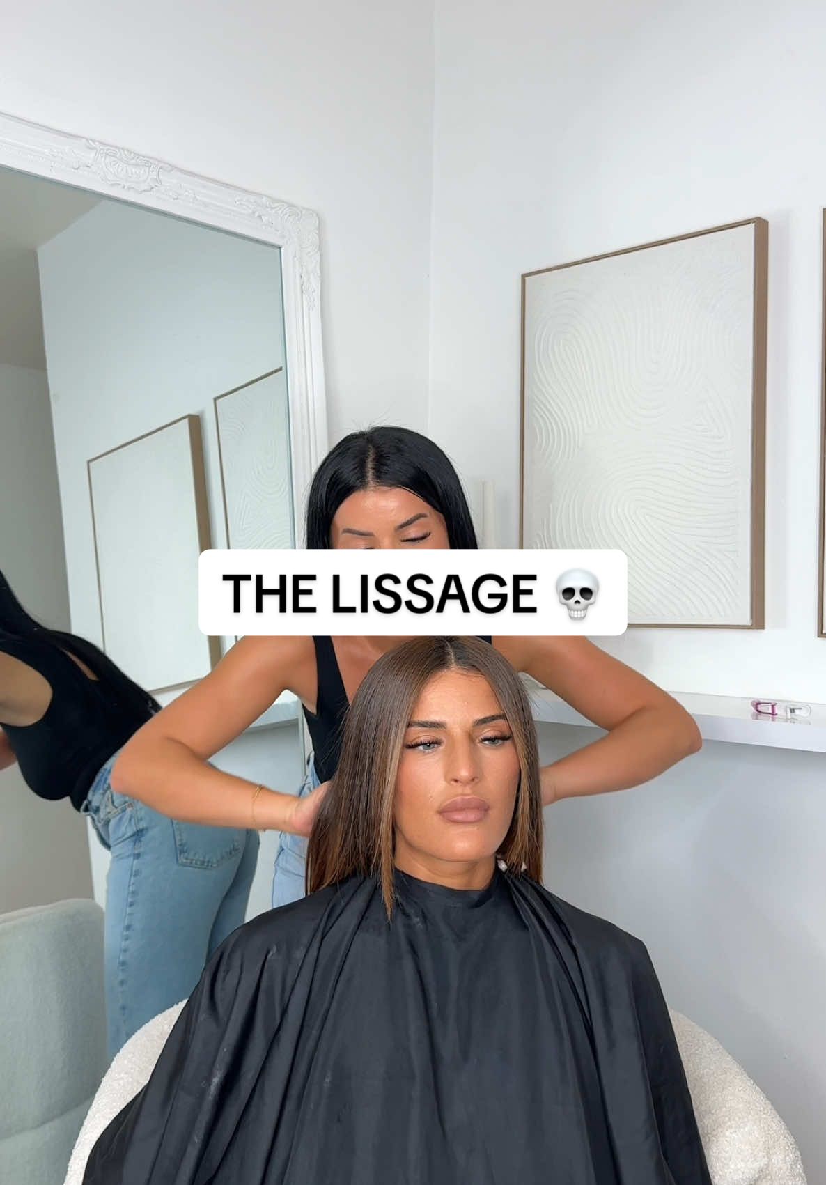 The process 💀 the result 🤩, new hairstyle for a new life 😁  #hairstyle #lissage #asmr #hair #tutorial #lissageindien #curlyhairtutorial 