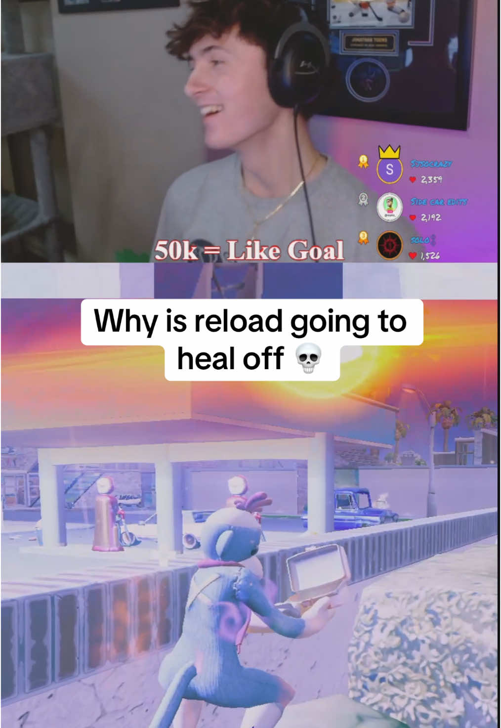 Reload is so cooked😭 #fortnite #fortniteclips #streamer 