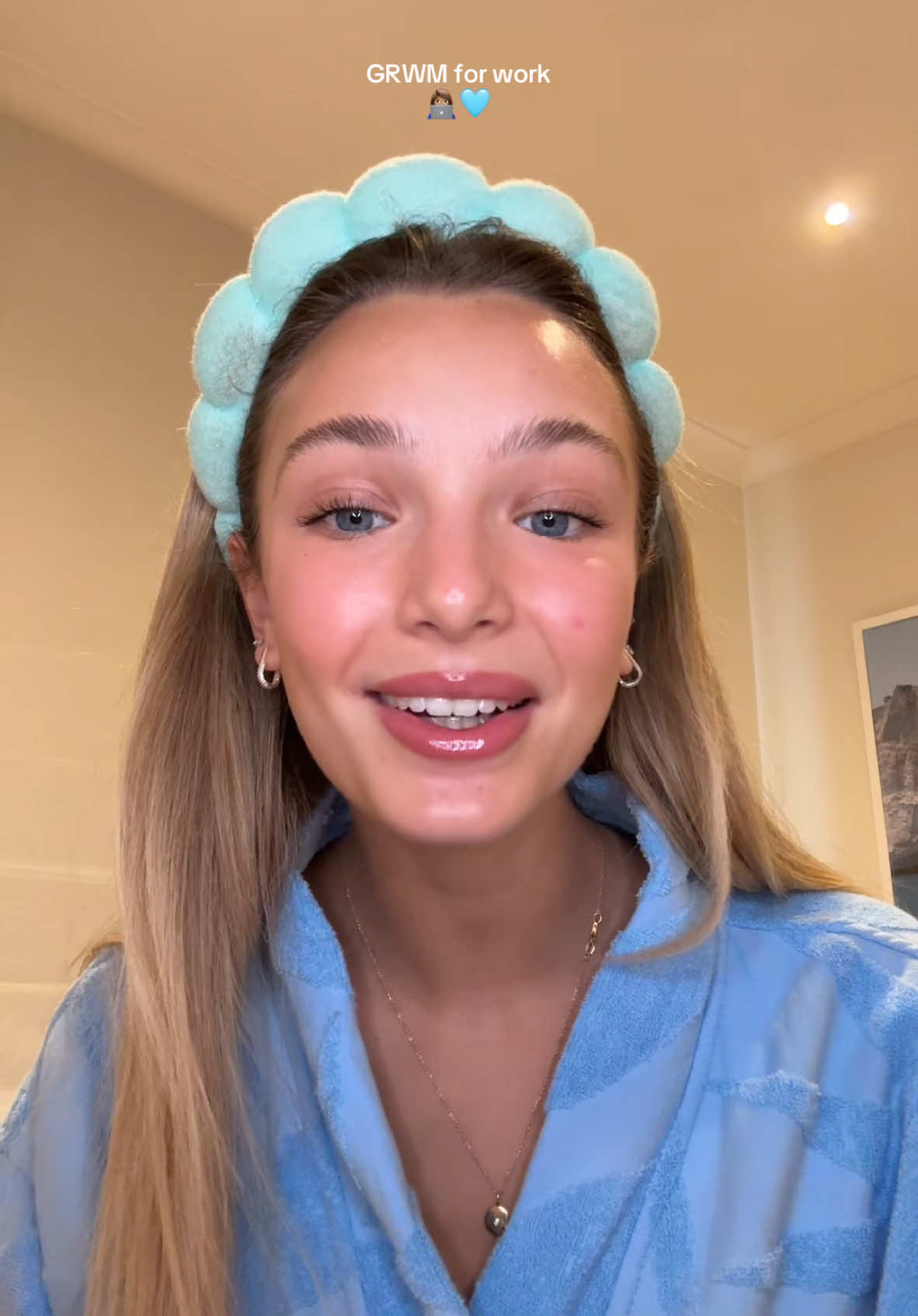 GRWM for work 👩🏽‍💻🩵 #grwm #grwmforwork #makeup #skincare #everydaymakeup  @Strange Luxury @Ultra Violette Australian SPF @MERIT Beauty @Bobbi Brown @Charlotte Tilbury @ONE SIZE BEAUTY @Benefit Australia @Lancôme @laneige_anz 