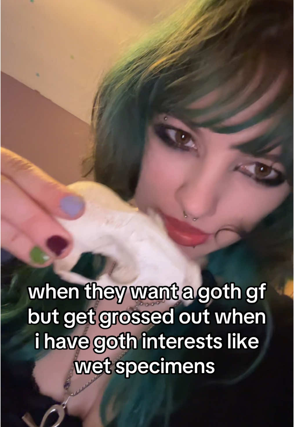 i clean the skulls myself #alt #goth #fyp #viral #relatable #Relationship #fypシ゚viral 