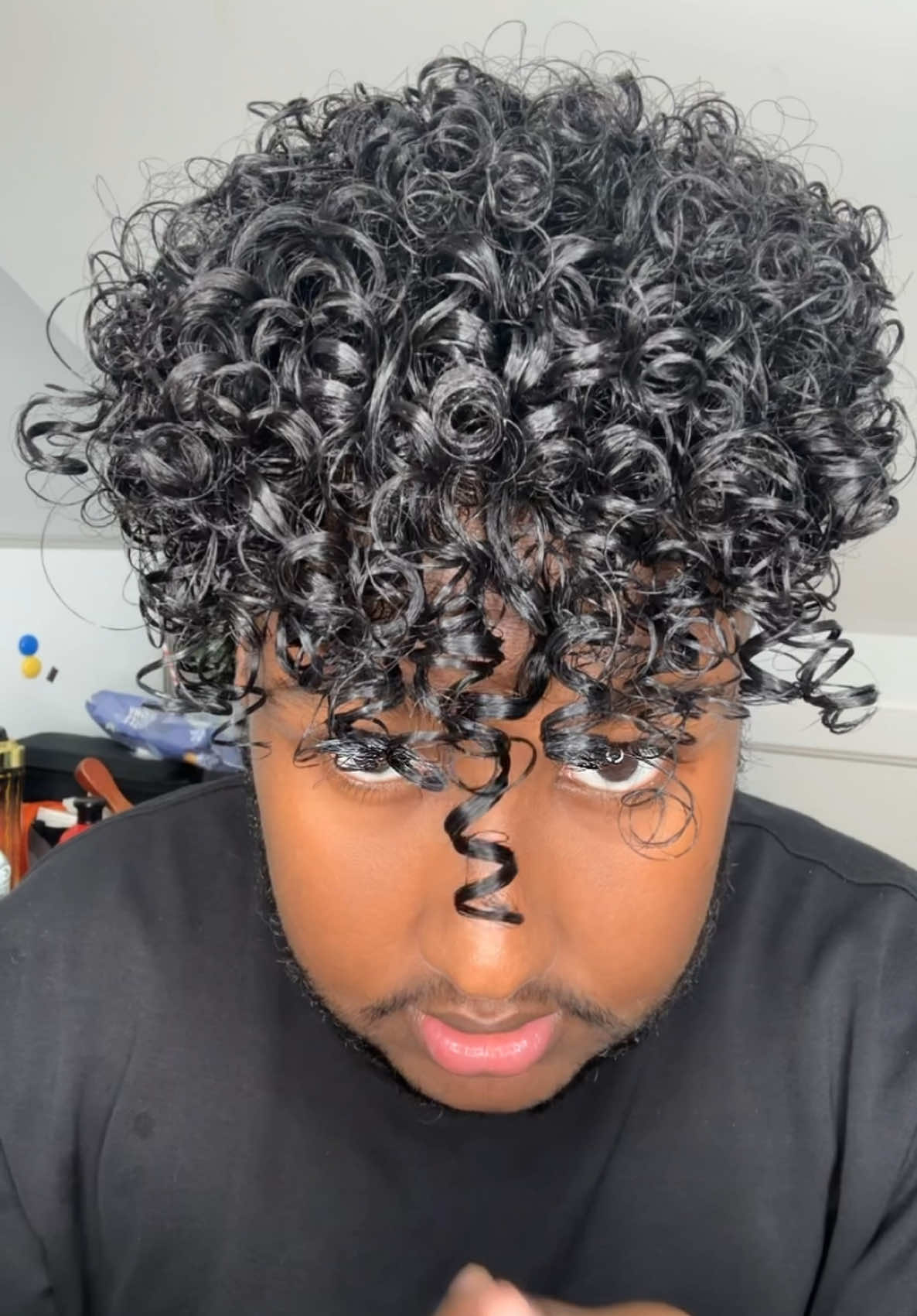 WOW! 😍 | Men curly hair tutorial step by step #fyp #foryoupage #curly #hair #hairstyle #curlyhairtutorial #brazil🇧🇷 