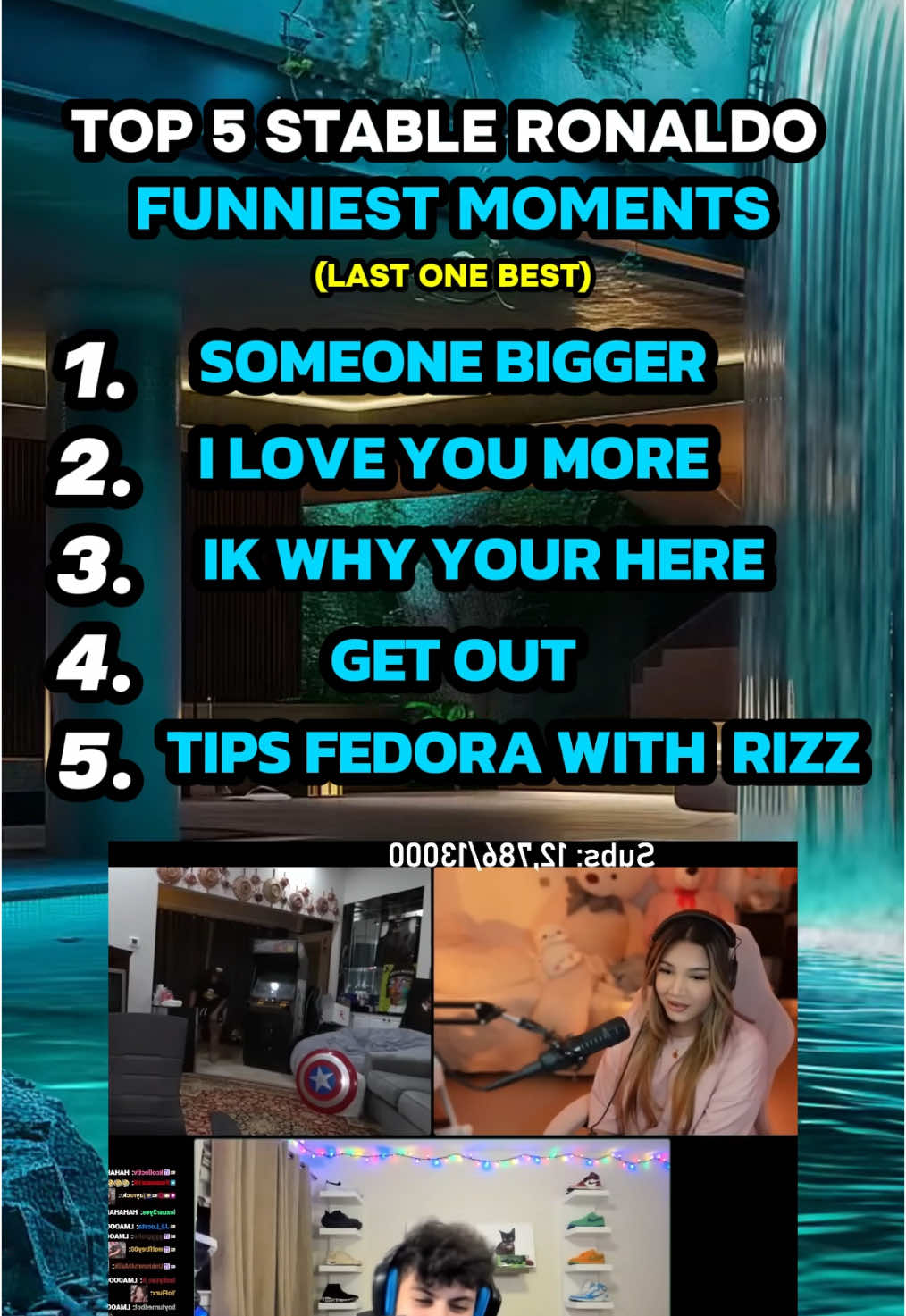 STABLE RONALDO FUNNIEST MOMENTS 😭 #stableronaldo #stableronaldoclips #faze #top5 #fyp #viral 