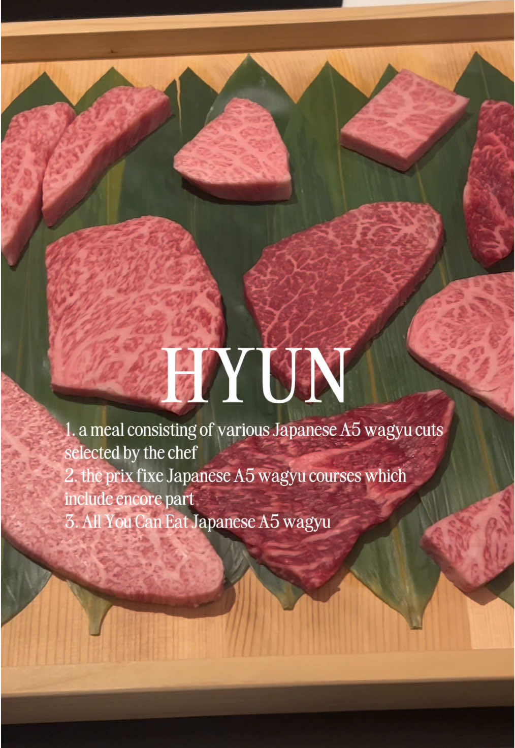 Made it back to 📍HYUN for the best all you can eat Japanese A5 Wagyu!!! 🥩🫶🏻 @milly @Milly Lee 🦋 •$165 per person  📍10 E 33rd street,NY,NY,10016 I haven’t been back in so so long and can I just say it was still as amazing as the first time! You get to try so many pieces and the marinated pieces were also AMAZING!!! So tender, melts in your mouth and has a good balance of both the fattier parts as well as the leaner pieces. Also if you want to indulge in their extra dishes this naengmyeon was a great palette cleanser with all that meat. My personal favorite pieces were the marinated pieces as well as the short rib! This is pricy but worth every dollar as you can eat as much as you want AFTER the courses are done! #Foodie #food #beef #nabi #editor #magazine #nyceats #fyp #nycfoodie #nyc #nycfoodie #hyun #filet #kbbq #nycdining #resturantreview #nyclife #wagyu #viralvideo #delicious 