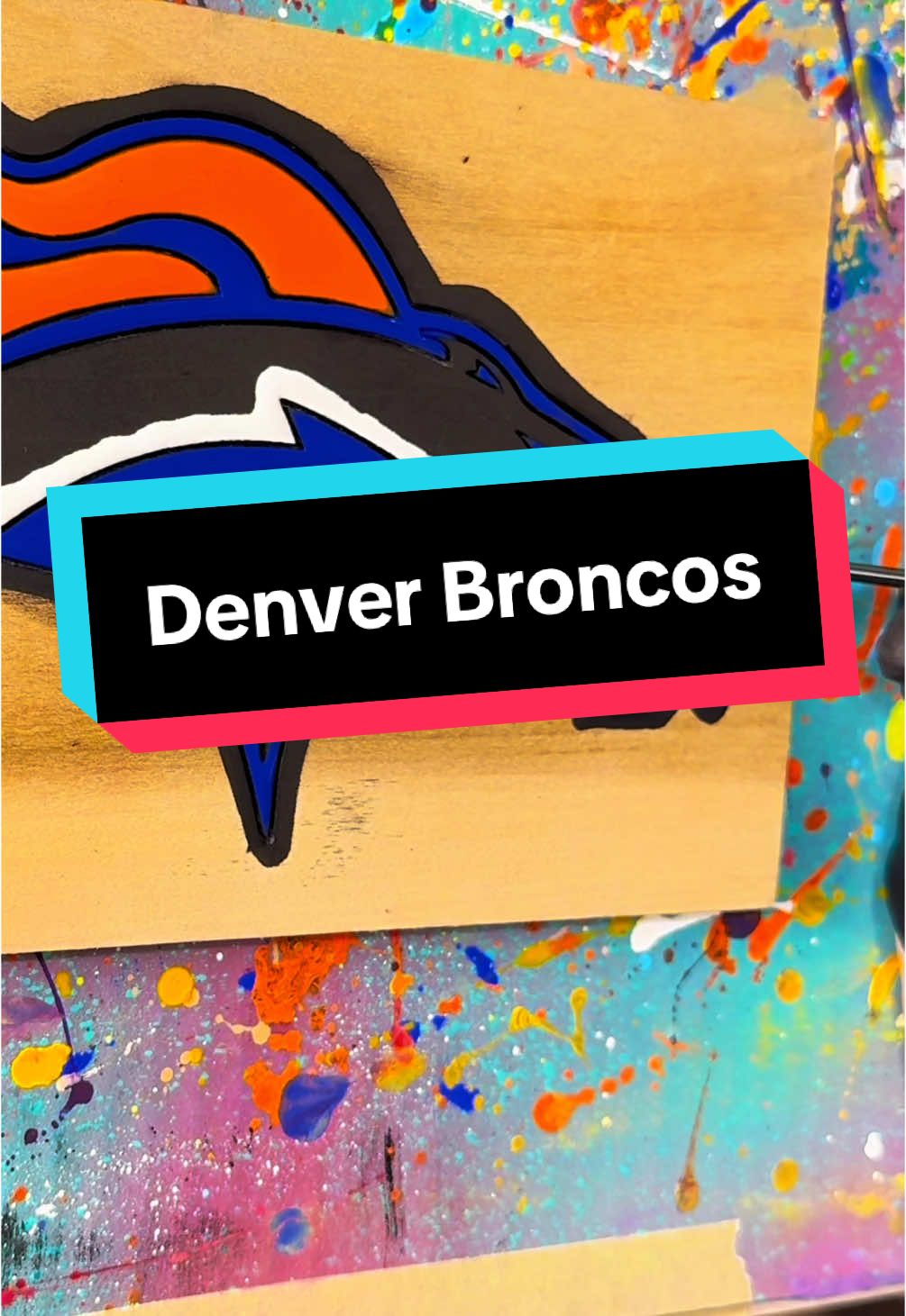 Satisfying Paint #satisfying #asmr #nfl 