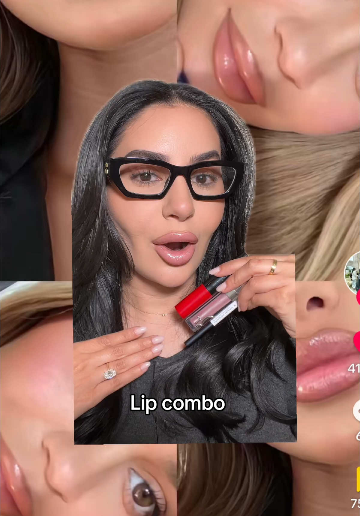 #greenscreen high end version of this lip combo @makeupbymario @Armani beauty @Diorbeauty #lipcombo 