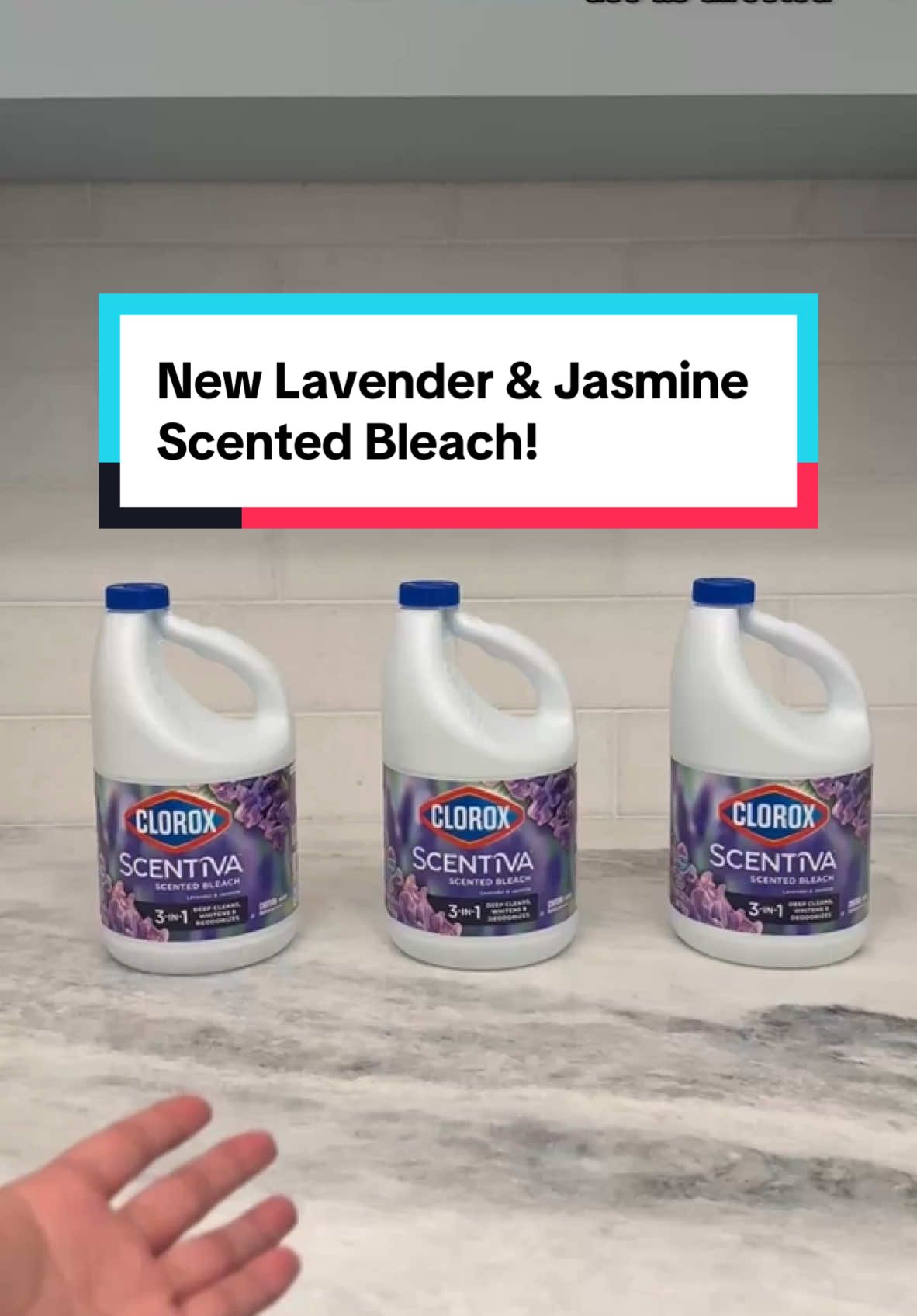#ad NEW @Clorox Scentiva Scented Bleach, Lavender & Jasmine elevates your cleaning and laundry routines with long-lasting freshness and the scent of lavender and jasmine. Check my link in bio to try it out from Walmart.​