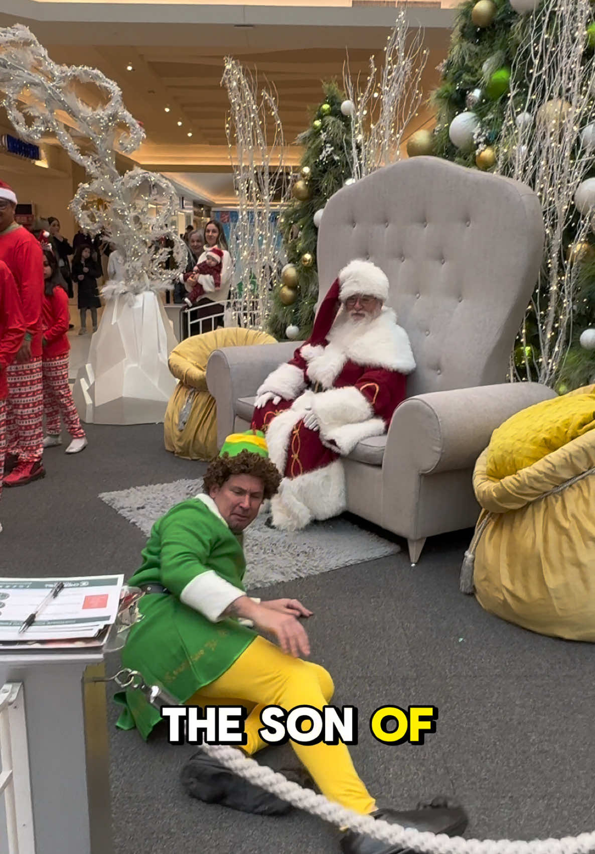 Part 2 - I FOUND MY DAD!! 😃 #Elf #Buddy #buddytheelf #christmas #santa #fyp #foryoupage 