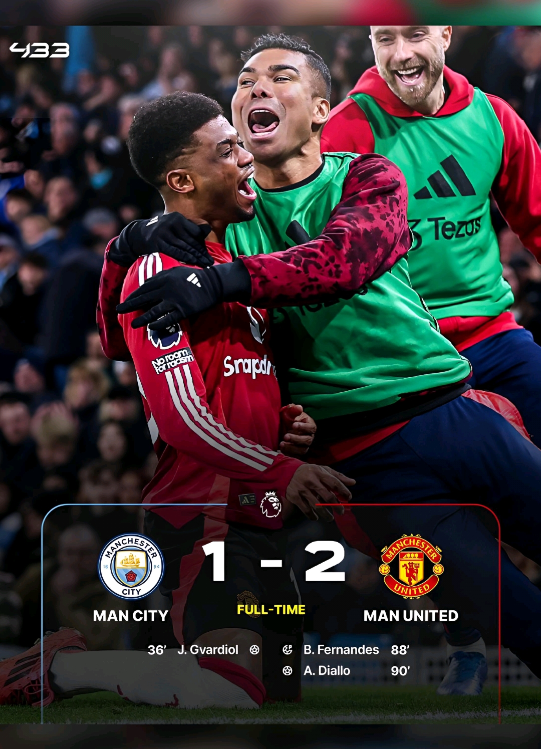 Manchester is REDDD!!! #PremierLeague #manchesterunited #mufc #manunited #mu #gloryglorymanunited #ggmu #epl #fyp #foryoupage #foryou #fy #4u 