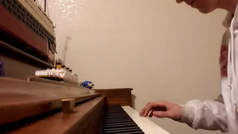 just got a full sized upright piano for FREE!! Putting it to use and playing it feels and sounds amazing despite my knowledge of the instrument. just need to work on using both hands for it.