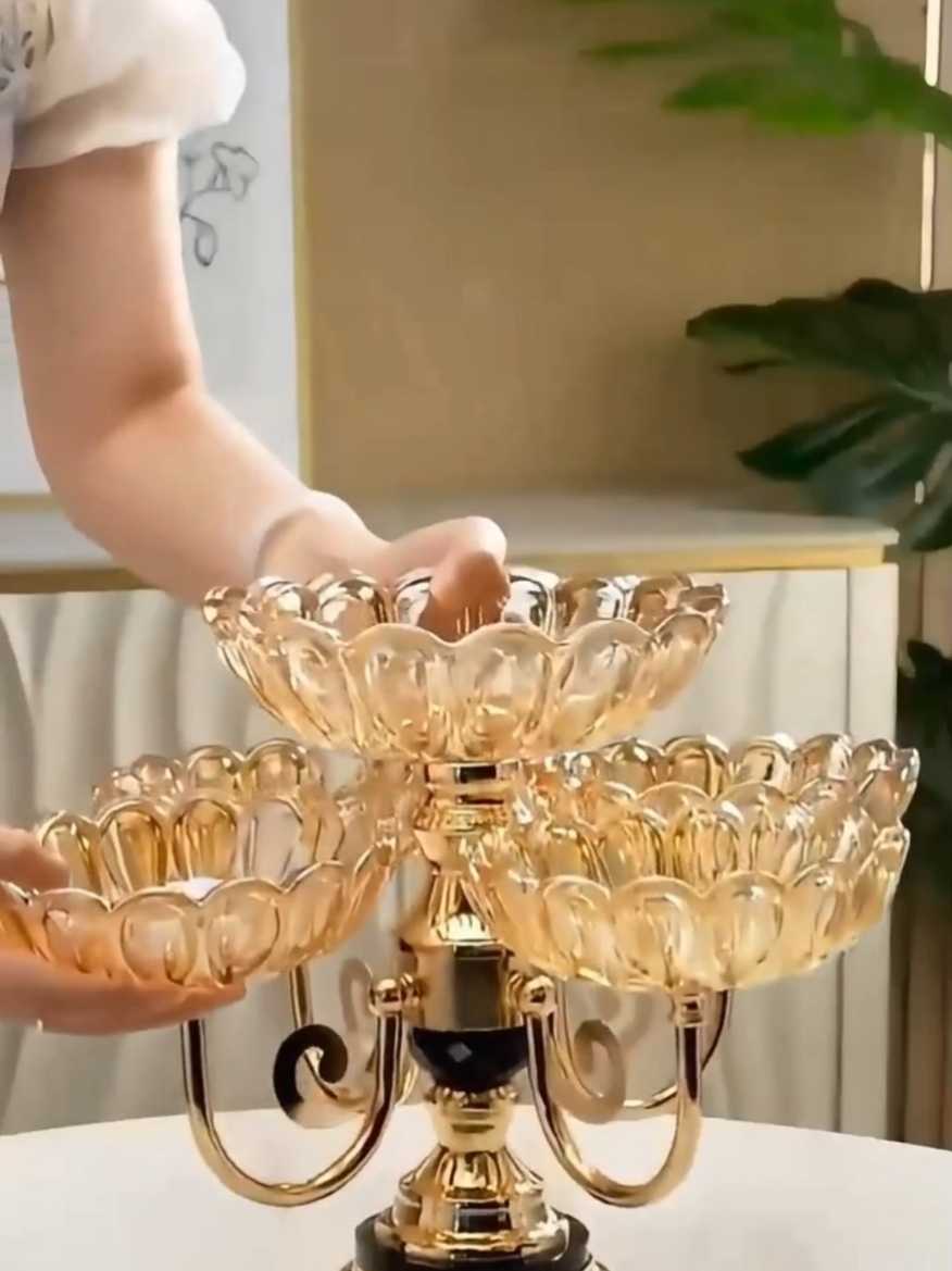 khay đựng bánh kẹo trái cây ngày tết , xoay 360° , vừa đẹp vừa tiện  #giadungtienich #xuhuongtiktok #thanhgiadung  #khaydungmuttet 