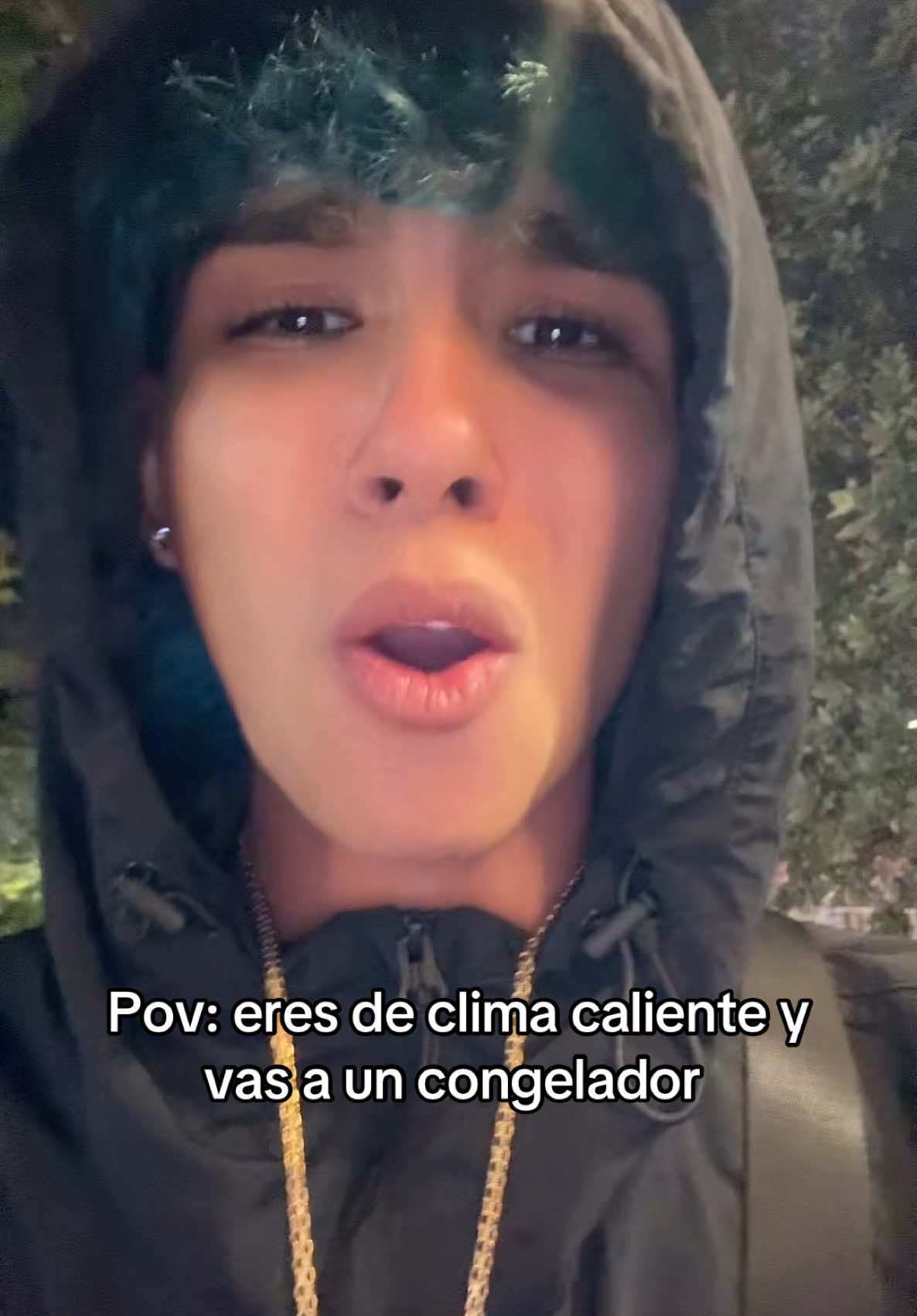 No aguanto el frio 😔