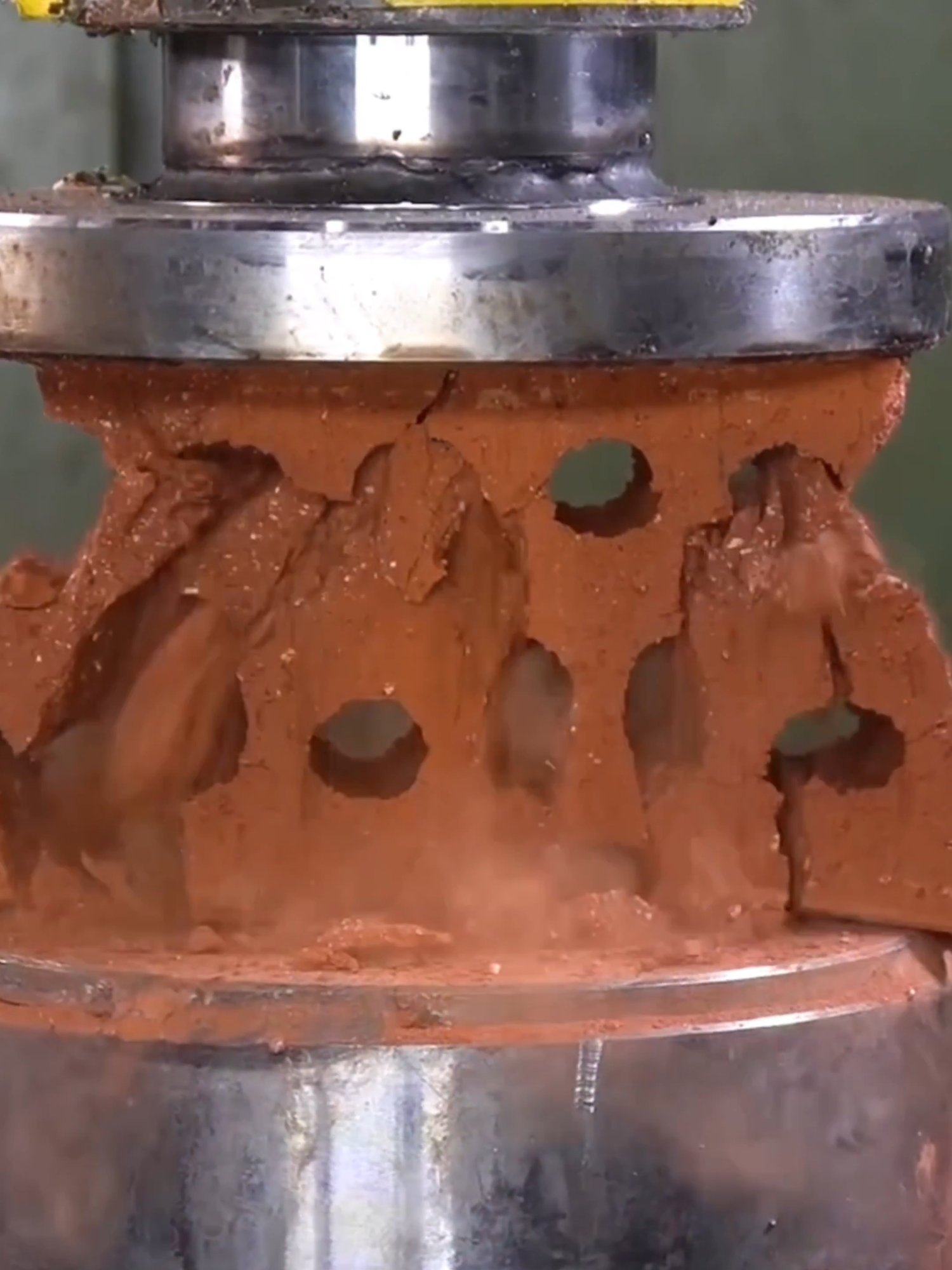 Hydraulic Press vs. BRICKS #satisfying #crush #press #asmr