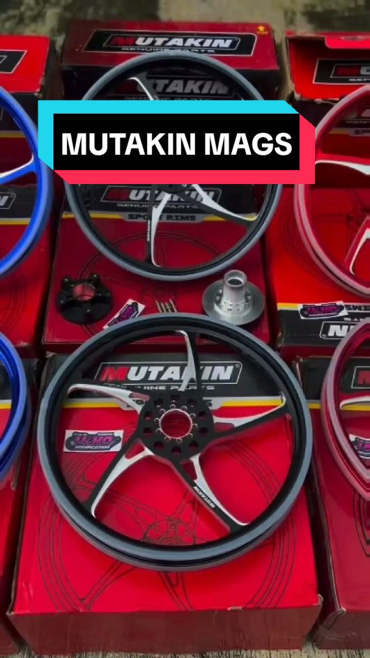 MUTAKIN X5 Pro CNC Masg Sniper 150 Sniper 155 Front Disc 4 holes Rear Disc 5 holes 1.6x1.6x17! Don't miss out! Tap the link below#mutakinmags #mutakinx5 #mutakinmagsforsniper #mutakin #cncmags #mutakincnc #magsforsniper #magsforsniper150 #motorcycleaccessories #motoparts #motopasion #fypppppppppppppppppppppppp #fyo #f #fypage #foryour #foryoupage #foryou #fyp 