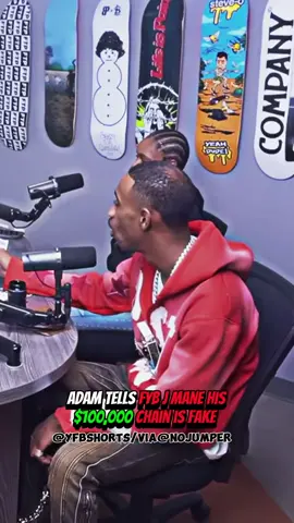 Adam Tell FYB J Mane His $100,000 Chain Is Fake 😳