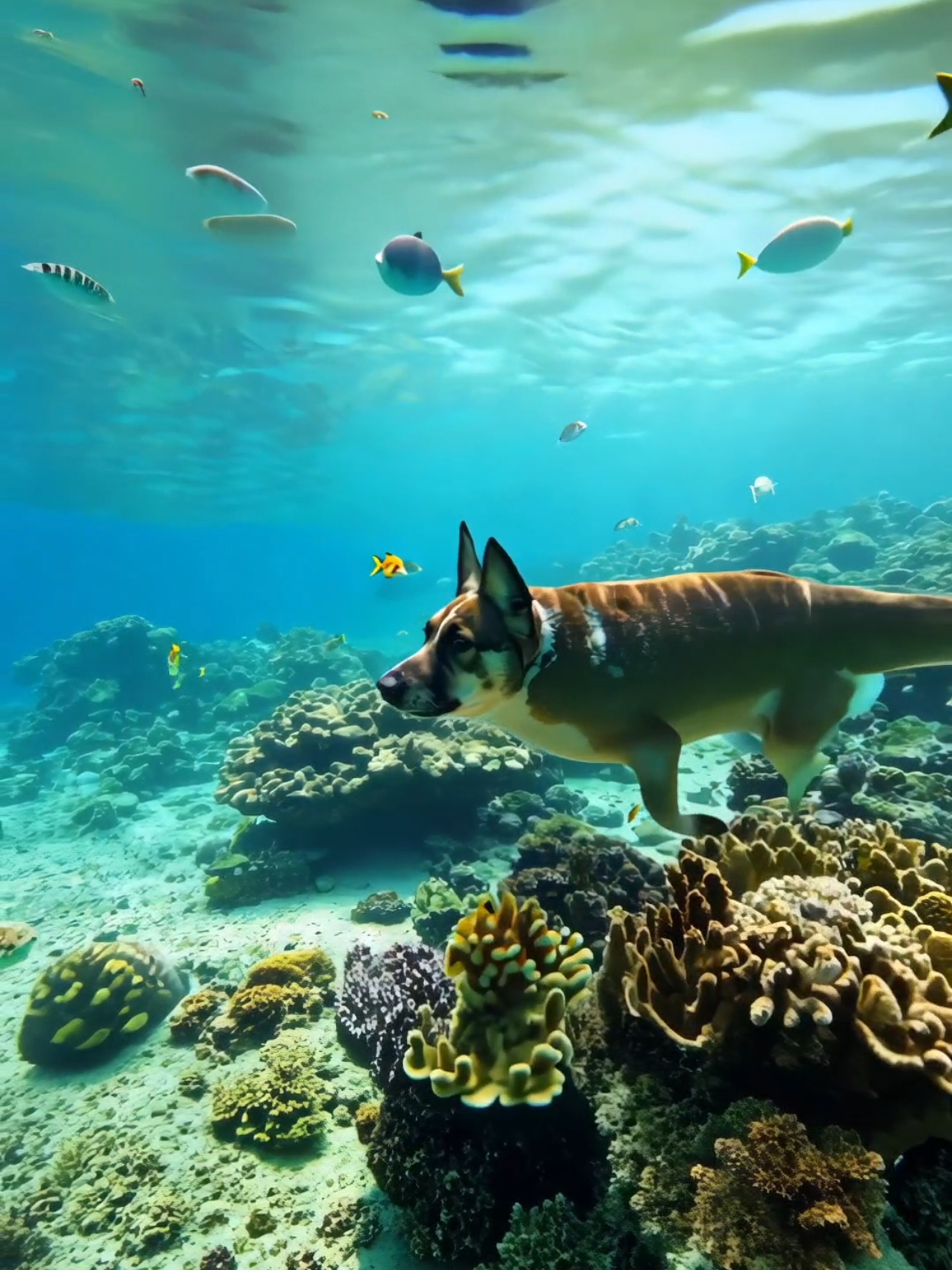 Meet the AWESOME Hybrid Dogfish! #shorts #ai #dog #fish #dogfish 