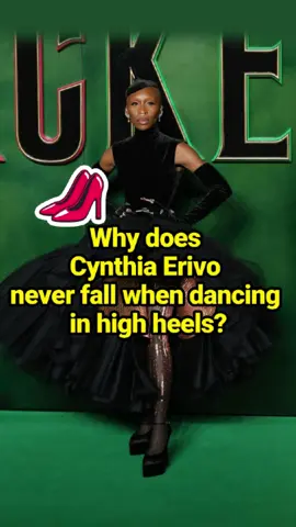 Why does Cynthia Erivo never fall when dancing in high heels?  #celebrity #fyp #CynthiaErivo