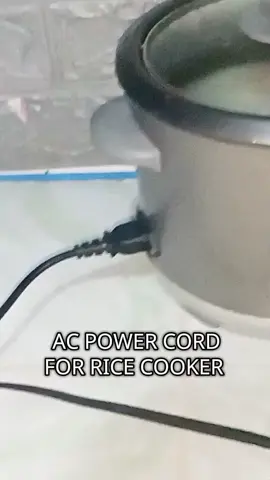 AC Power Cord for Rice cooker ✨ #acpowercord #powercord #ac #cord #fyp #tiktokph #foryoupage 