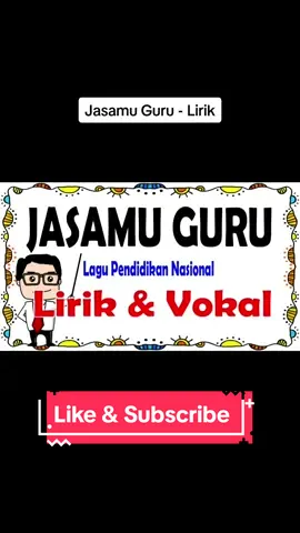 Jasamu Guru - Lirik #yusmusik #guru #gurumuda 