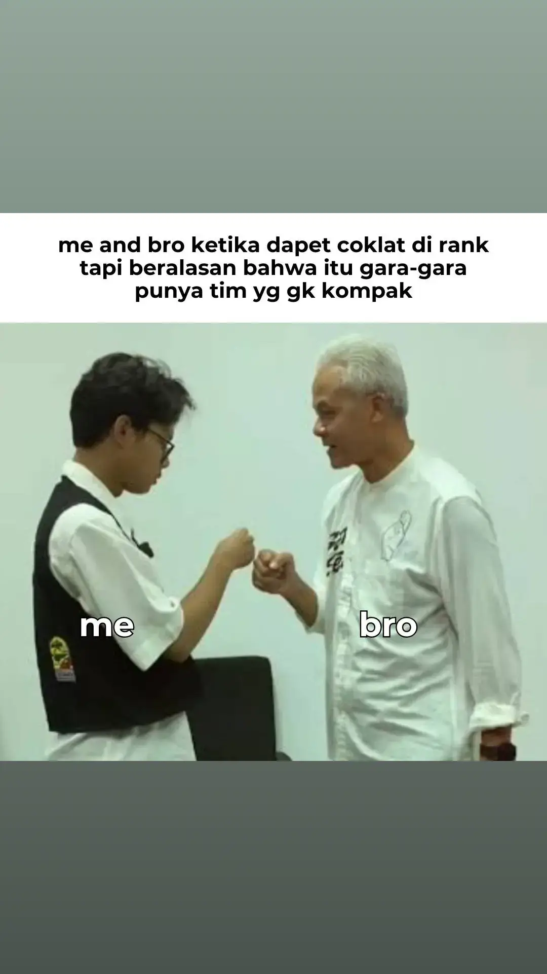 #fyp #foryou #meme #joke #ml #mlbb #ganjar #troll #coklat 