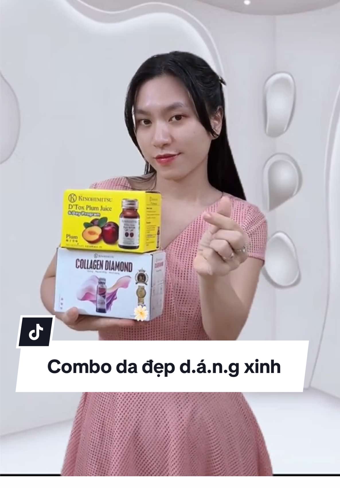Da xinh dáng đ.ẹ.p mỗi ngày cùng bộ đôi D’Tox Plum Juice & Collagen Diamond KINOHIMITSU #Kinohimitsu #detox #collagen #xh #xuhuong #viral #tiktokshop #beautytips #skincare #loveyourself #for #meme #Lifestyle #daily #fypシ 