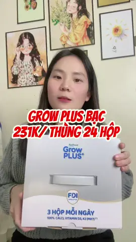 Grow plus bạc giúp phát triển chiều cao cho bé #mecuakhoai16 #mevabe #xuhuong #suachobe #grow #growplus #growplusbac 