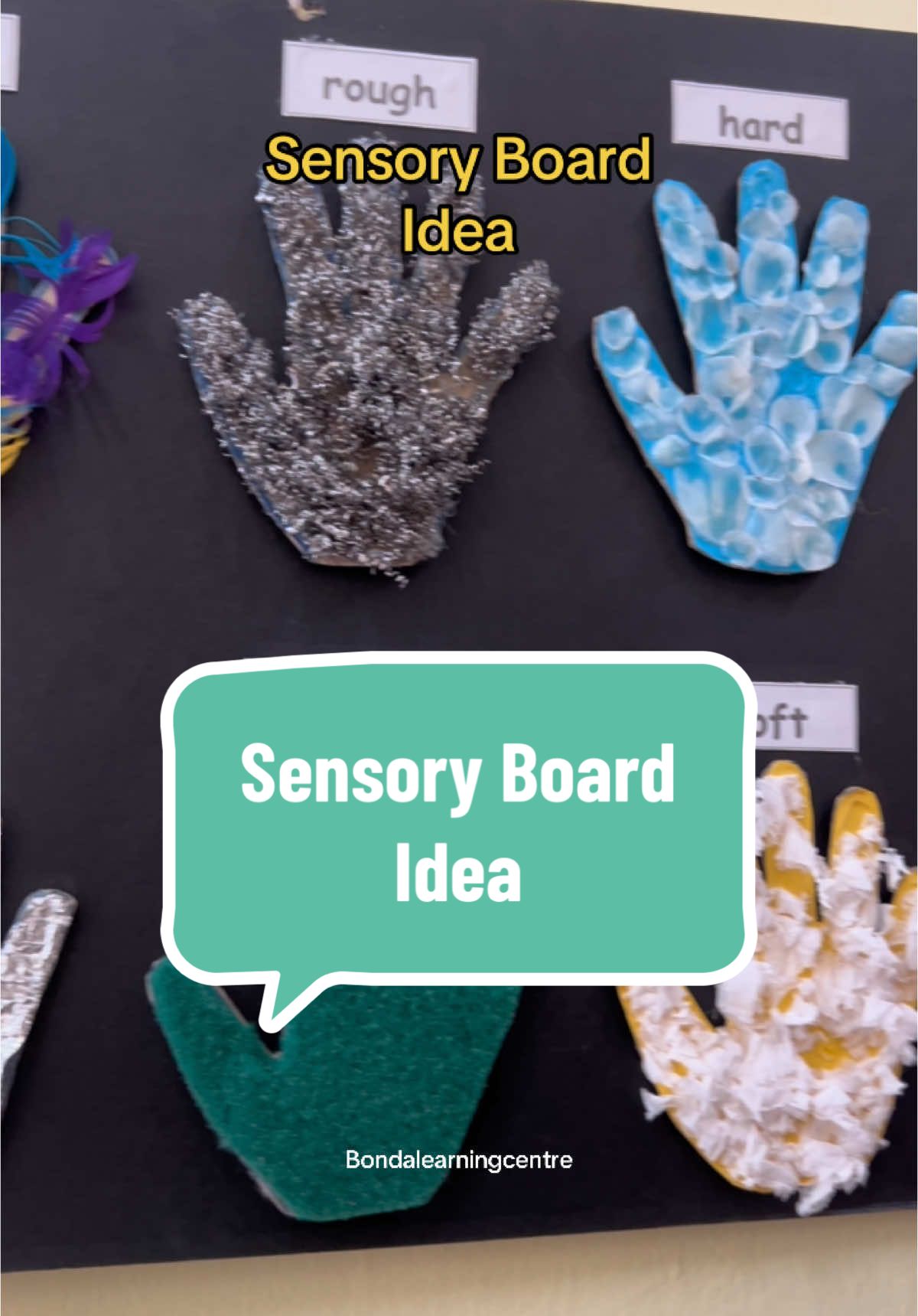 🖐️Sensory board #sensoryfortoddlers #preschoolteacher #bondapreschool #bondaplayschool #bondaeip 