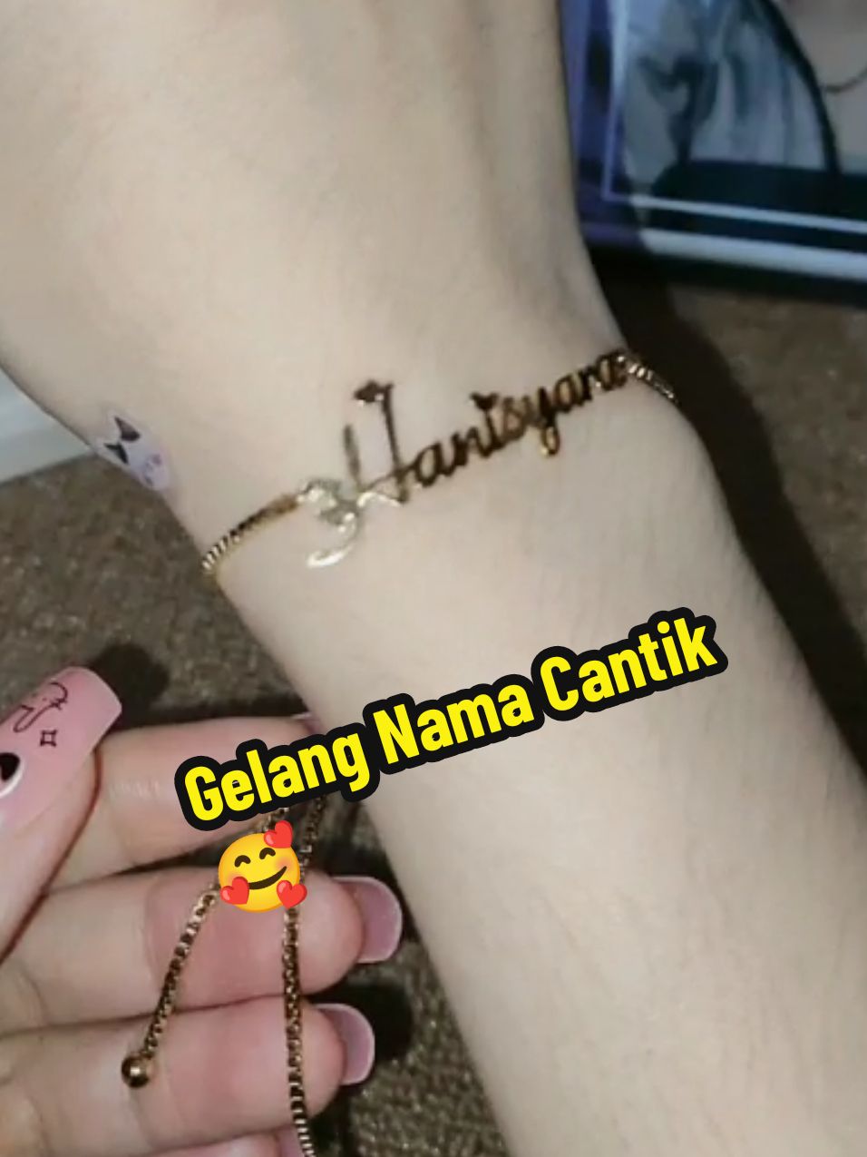 Cekep Bangetttttt😍 Gelang Nama Gelang Serut Titanium  #gelang  #gelangserut  #gelangcustom  #gelangtitanium  #gelangtitaniumantikarat  #fyppppppppppppppppppppppp 