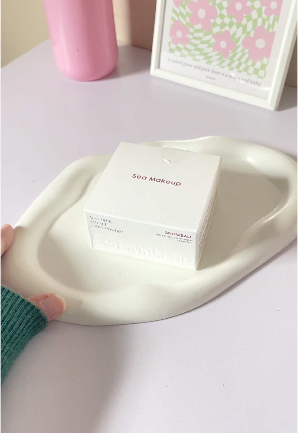 best find (loose powder)✨ #fyp #aesthetic #ugccreator #loosepowder #settingpowder #girlythings #pink 