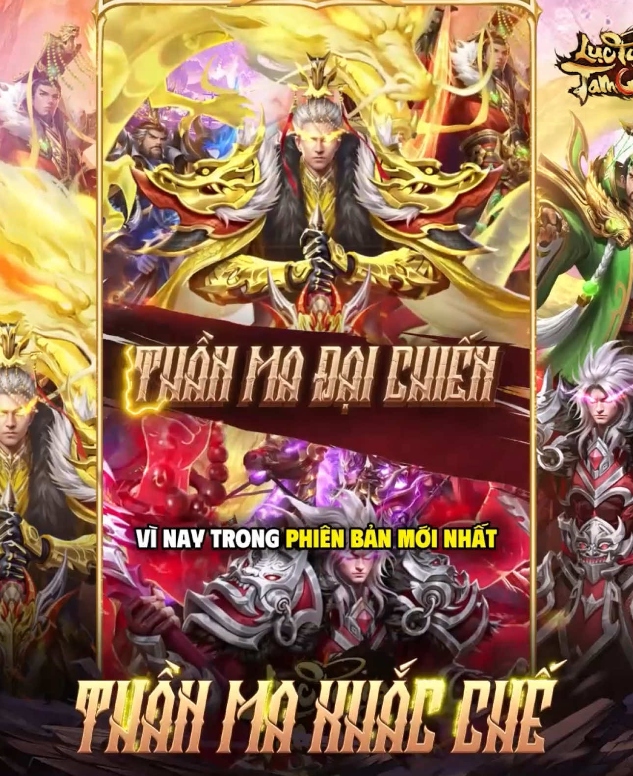 🔥【GIỚI THIỆU PHIÊN BẢN MỚI】THẦN MA ĐẠI CHIẾN 🔥 🔥 Hồi 2: Thần Ma Khắc Chế Ngũ Hành Châu tương sinh tương khắc #luctungtamquoc #timkiemchanvuong #lucdaiphephai #tamquoc6phe #vplay 