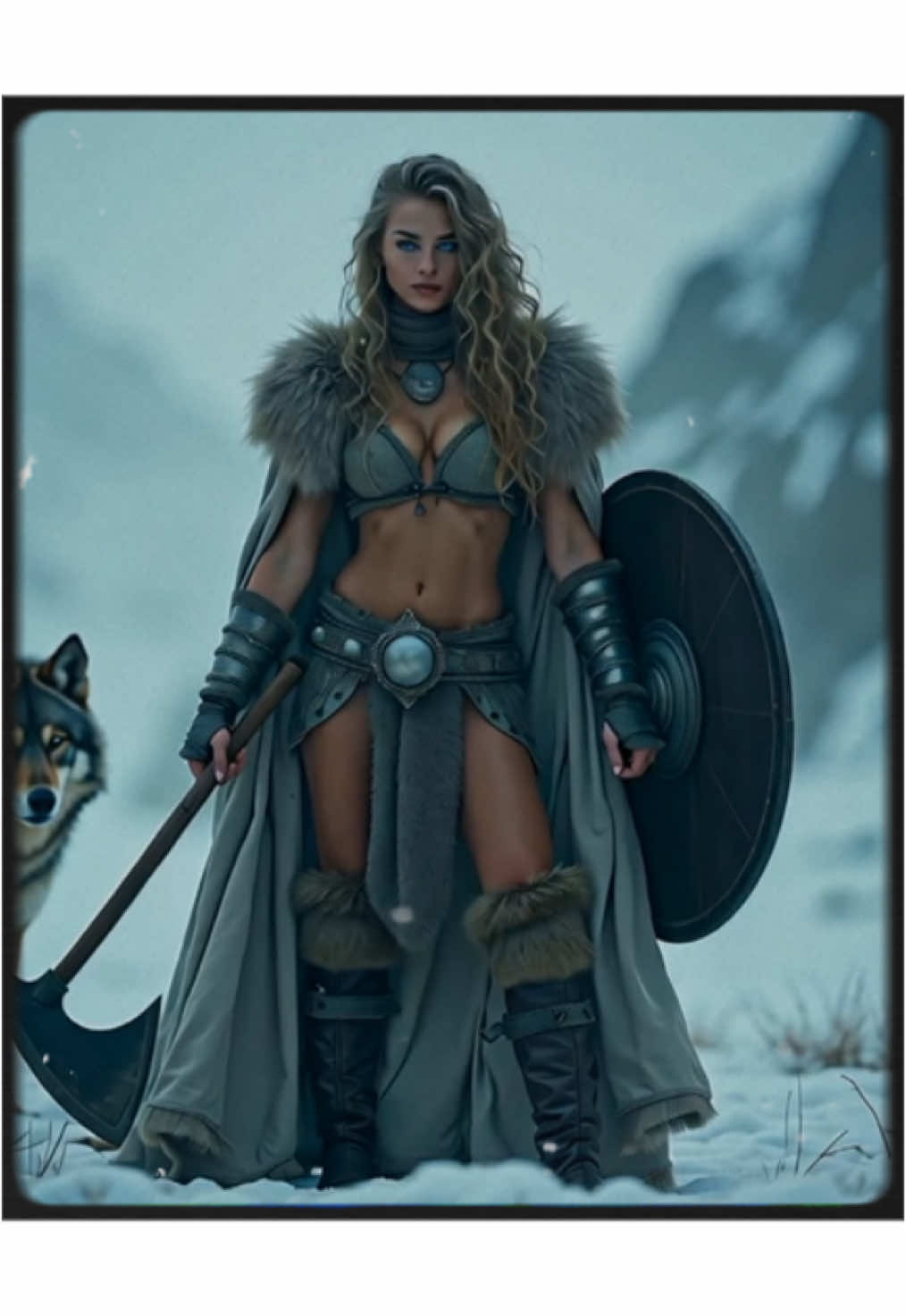 #vikingseries #schildmaid🛡️⚔️ #nordicbeauty #valhallaqueen #Asgardianvibes 