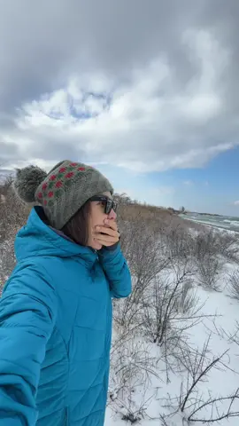 Winter in issykkul ❄️ #winter #issykkul #kyrgyzstan 