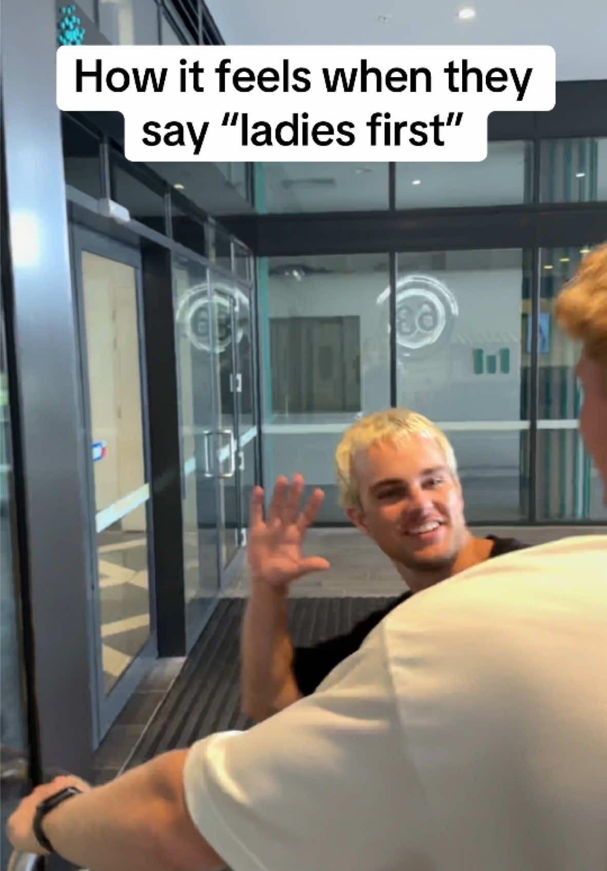 I’m not a lady bro 😔 #ladiesfirst #powermove #joke #embarrassing #sad #aussie #funny #comedу #skit 