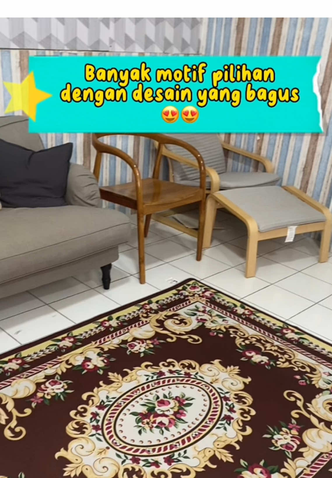 Karpet turki jumbo 😍😍  #karpetjumbo #karpet #fyp #permadani 