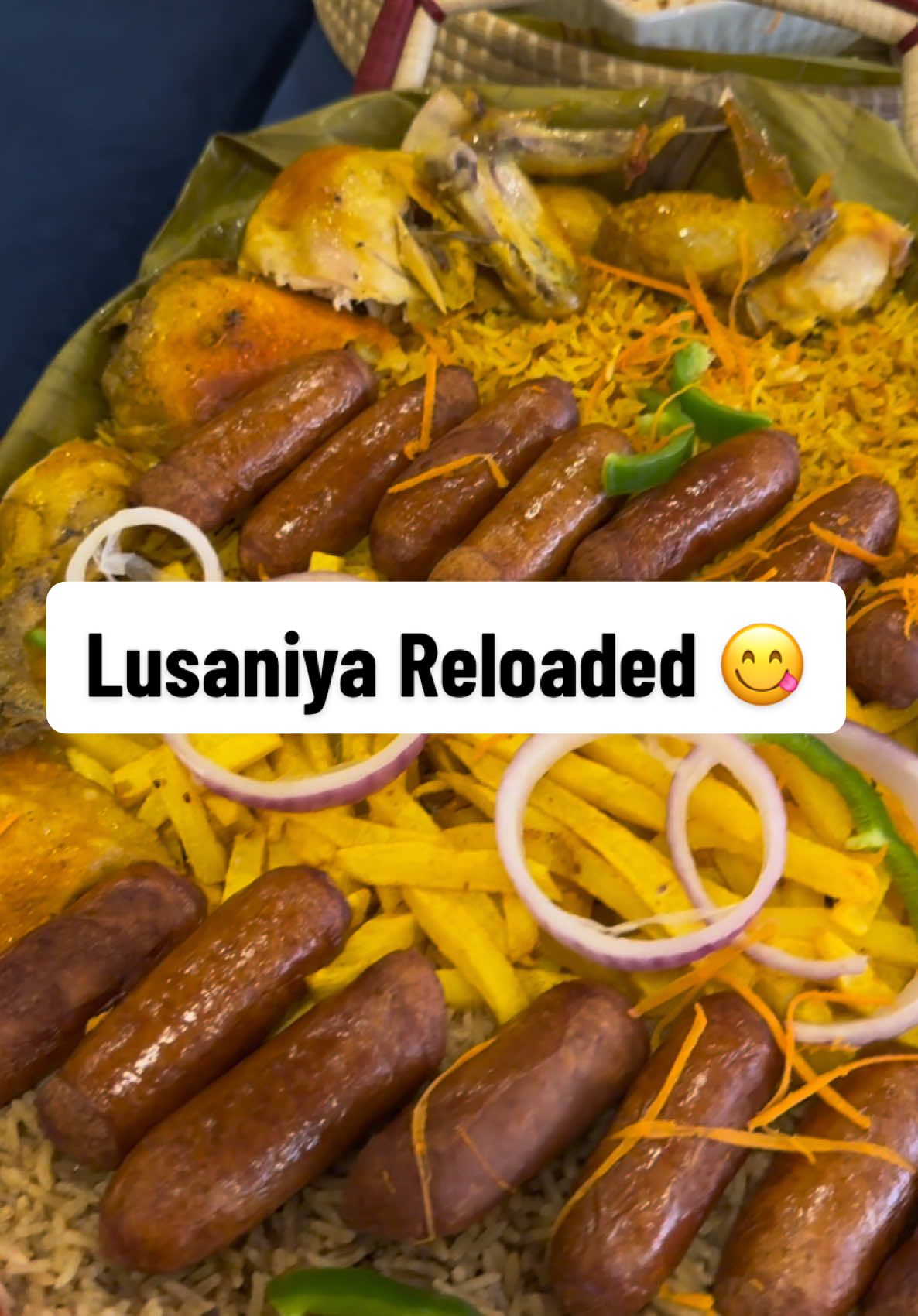 How many people do you think can complete this Lusaniya? #foryoupage #fyp #foryou #fypp #localfood #bestrestaurants #viraltiktok #halalfood #ugandatiktok🇺🇬 #AfricanFood #contentcreator #dateideas #datenight #mamborestaurant #lusaniya #bawebawe #MamboRestaurant #kinawolovu @ALIEN SKIN FAN  🇺🇬🕺 