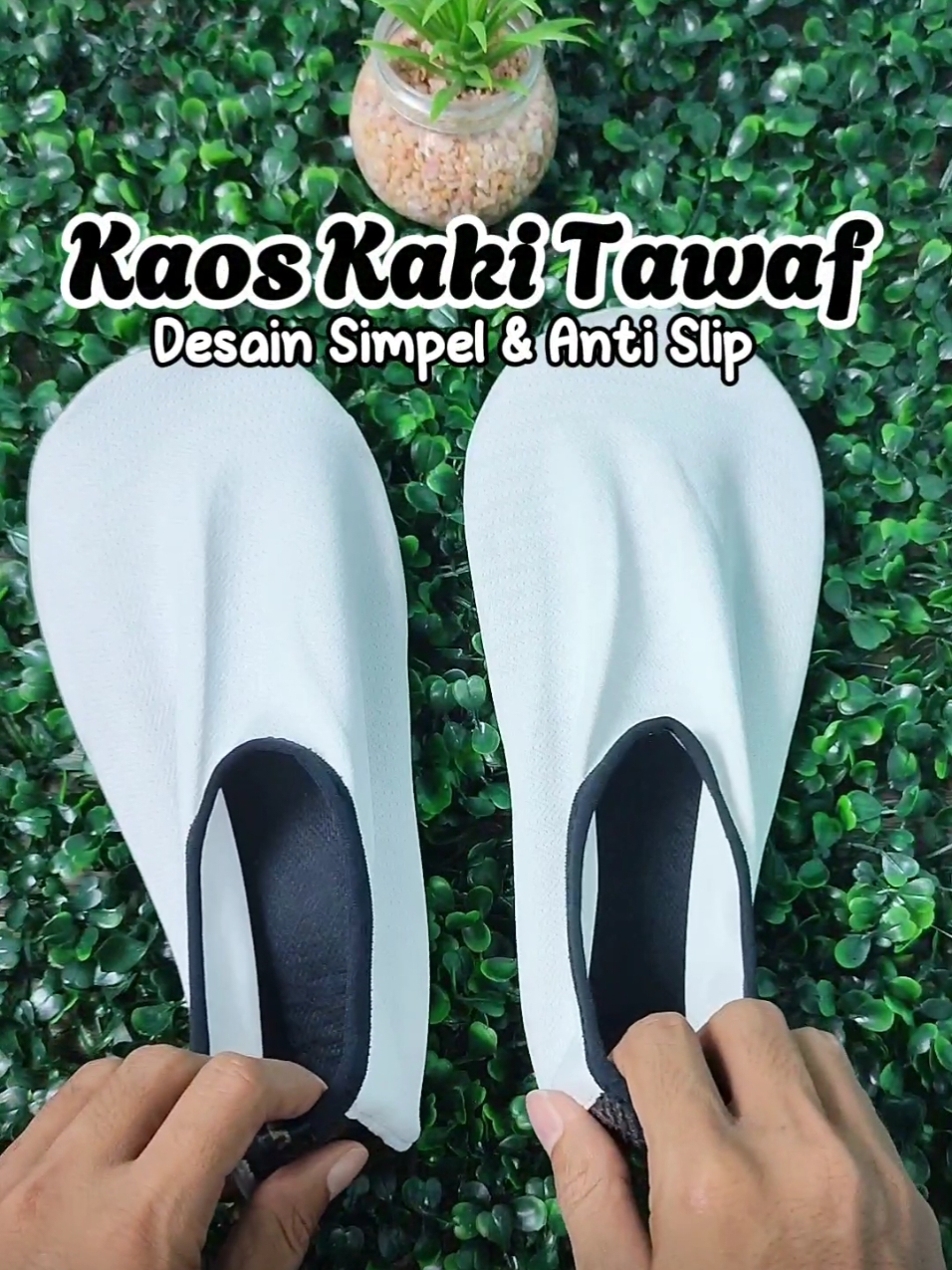 Kaos kaki tawaf anti slip dan anti licin  #kaoskakitawaf #kaoskakitawafantislip #kaoskakitawafpremium #haji2025 #umroh2025 
