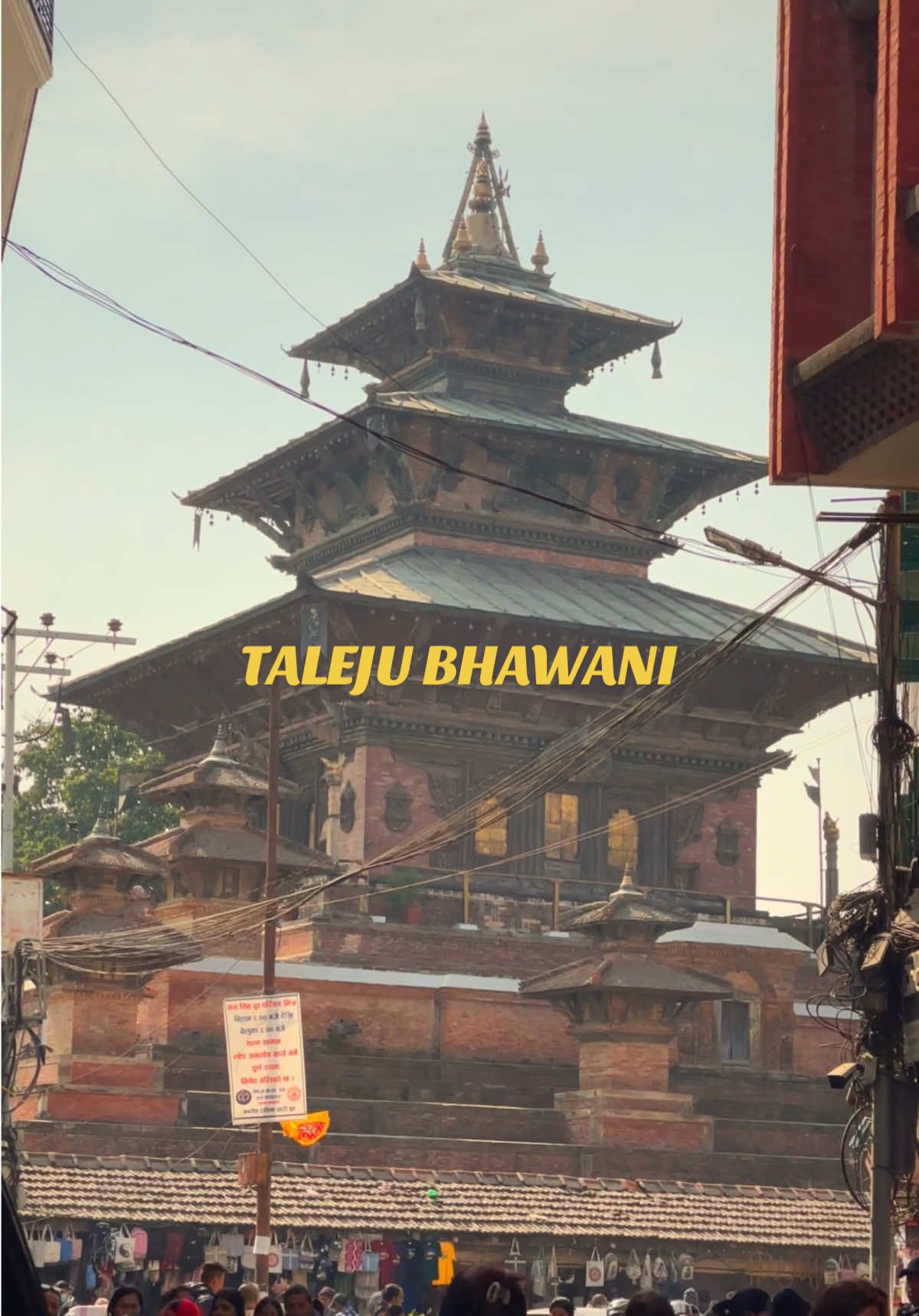 The Taleju Bhawani Temple is one of Nepal’s most significant and historic temples, dedicated to Goddess Taleju, the royal deity of the Malla dynasty. It is renowned for its architectural grandeur and its deep spiritual and cultural significance. #discoverwithtiktok #tiktoktravel #travelnepal #explore #explorepage #heritage #historic 