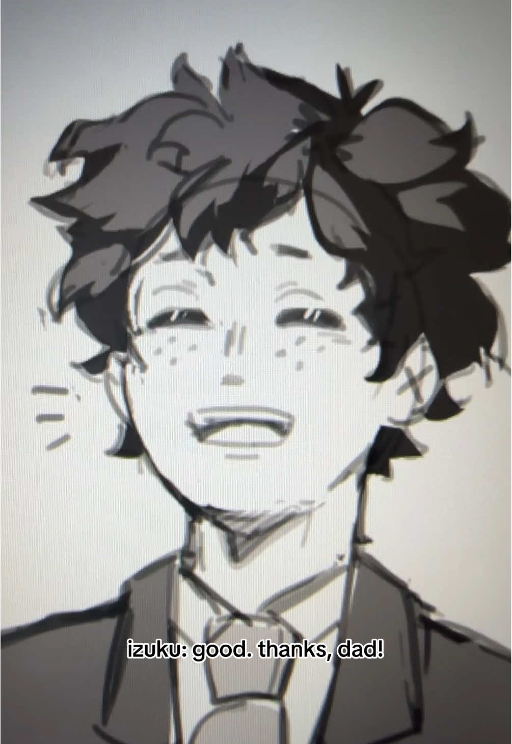 ꒰ #MHA ꒱ someone has probably done this alr (sorry) but i just love that hc where izuku calls all might ‘dad’ by accident ☹️  . . . . . . . . . . . . . . . . . . . . . . . . . . . . . . . . . . . . . . . #myheroacademia #izukumidoriya #katsukibakugou #allmight #toshinoriyagi #bkdk #bakudeku #bakugoukatsuki #midoriyaizuku #mhafanart #mhaheadcanons #headcanons #brooklyn99 #b99 #jakeperalta #captainholt #fypシ゚